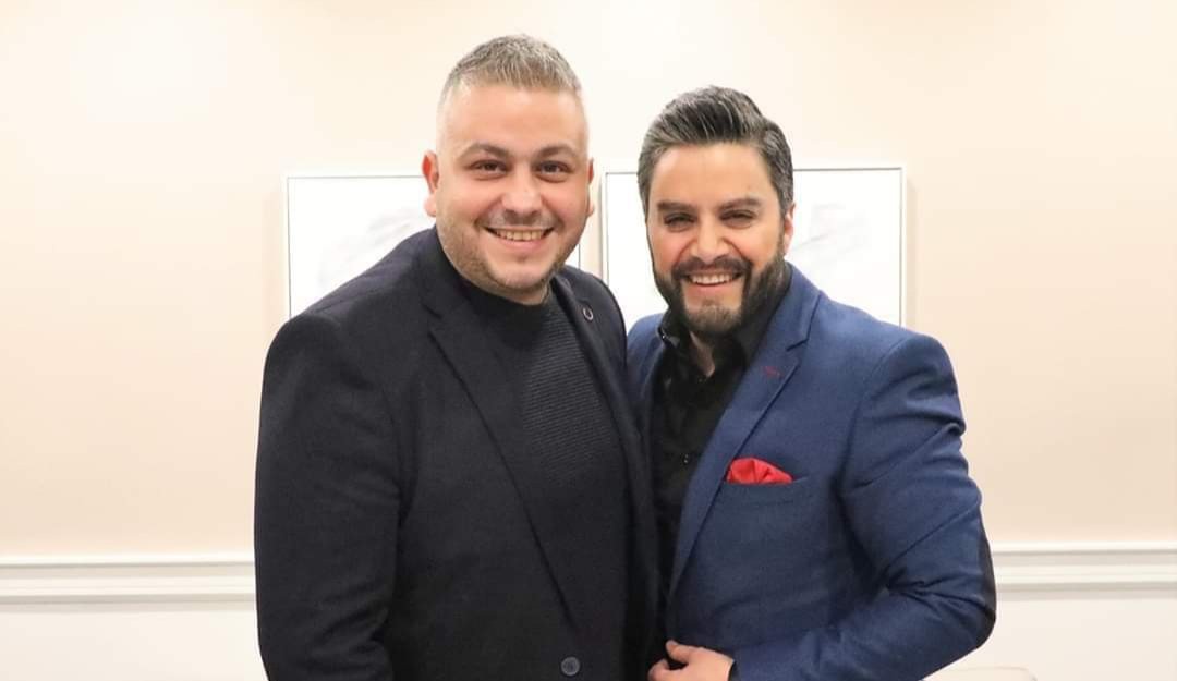 صورة مميزة: عيدك أمل هشام الحاج .. ومعايدة مع مدير أعماله وجمهوره