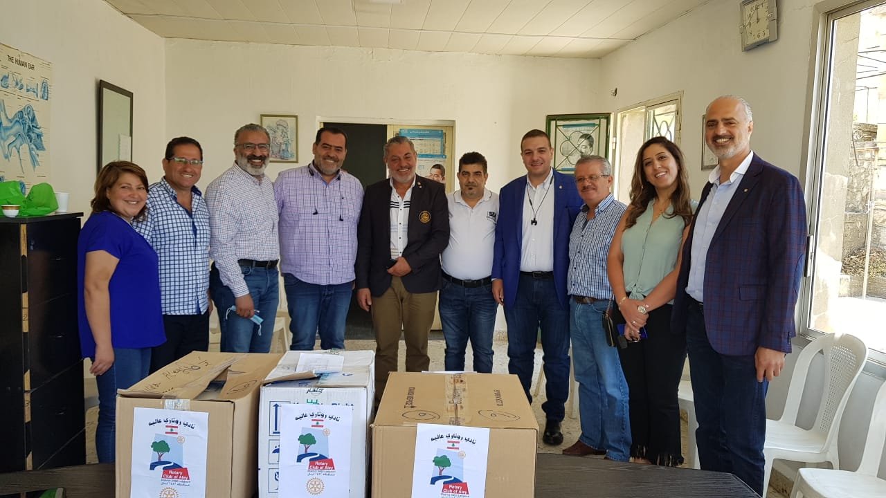 صورة مميزة: مبادرة من نادي روتاري عاليه توزيع ادوية ة للاطفال في سبعة مستوصفات في منطقة الجرد