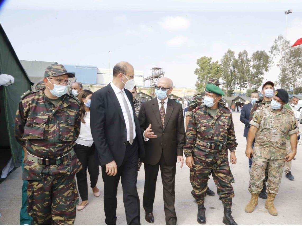 صورة مميزة: وزير الصحة تفقد والسفير المغربي المستشفى الميداني المغربي تعاون الدول الشقيقة والصديقة أمر نعتز ونفتخر به
