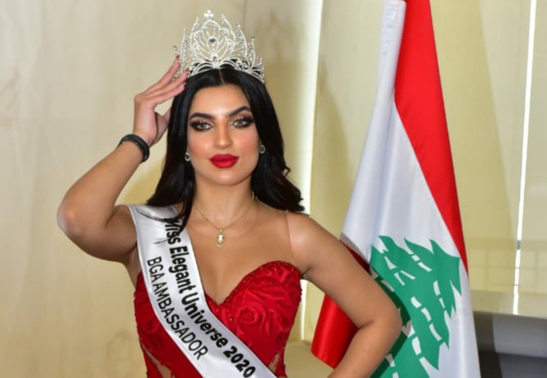 صورة مميزة: الاردنية ملاك عبيدات تتوج في بيروت Miss Elegant Universe وهذا النجم الذي توجها !