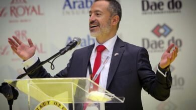 صورة توضيحية - رئيس إتحاد التايكواندو الدكتورHabib Zarifeh لعبة التايكواندو في آسيا ذو قيمة عالية جداً