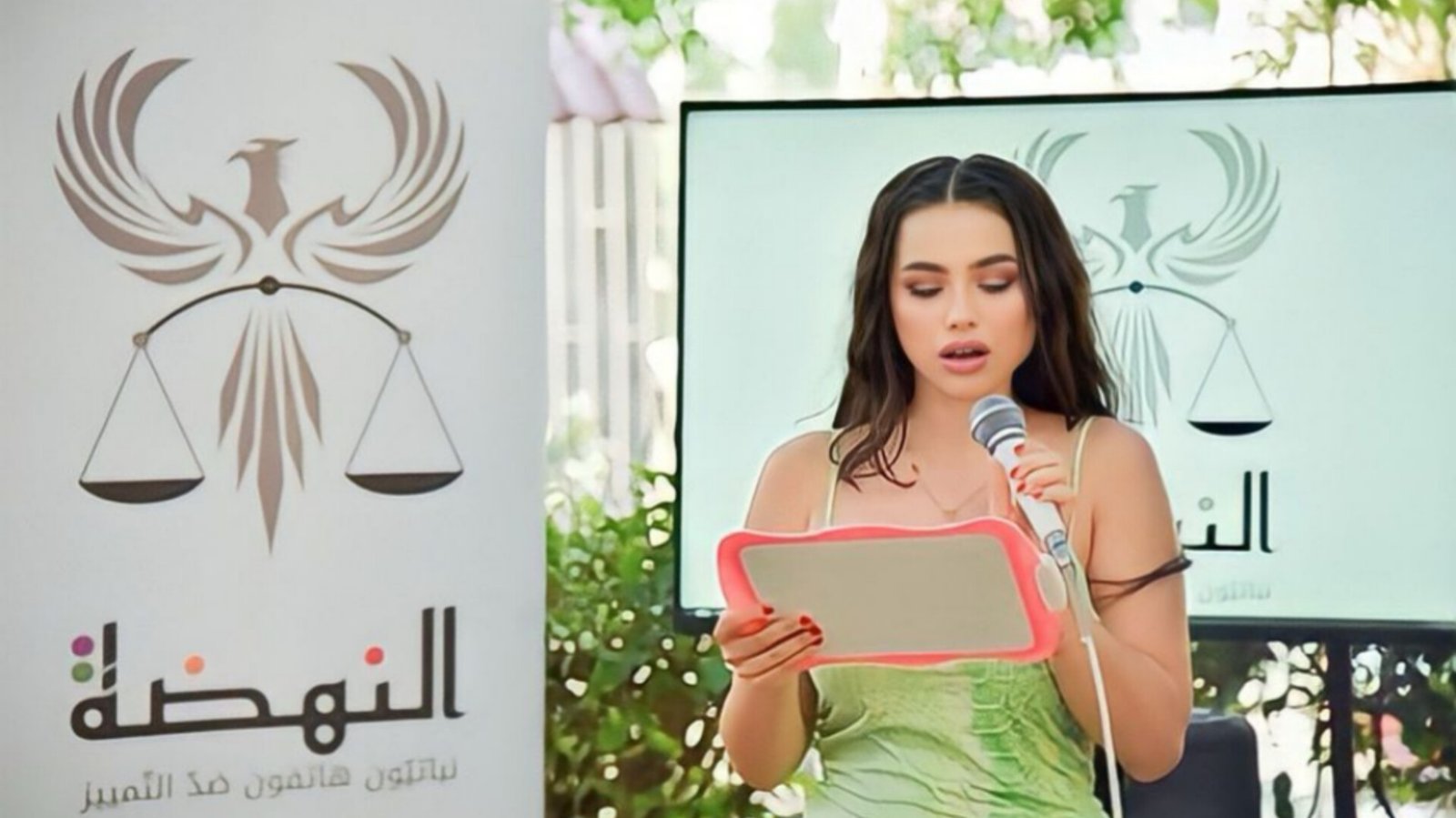صورة مميزة: مايا قواس تسلط الضوء على النظام الغذائي النباتي في مناسبةٍ لجمعية النهضة