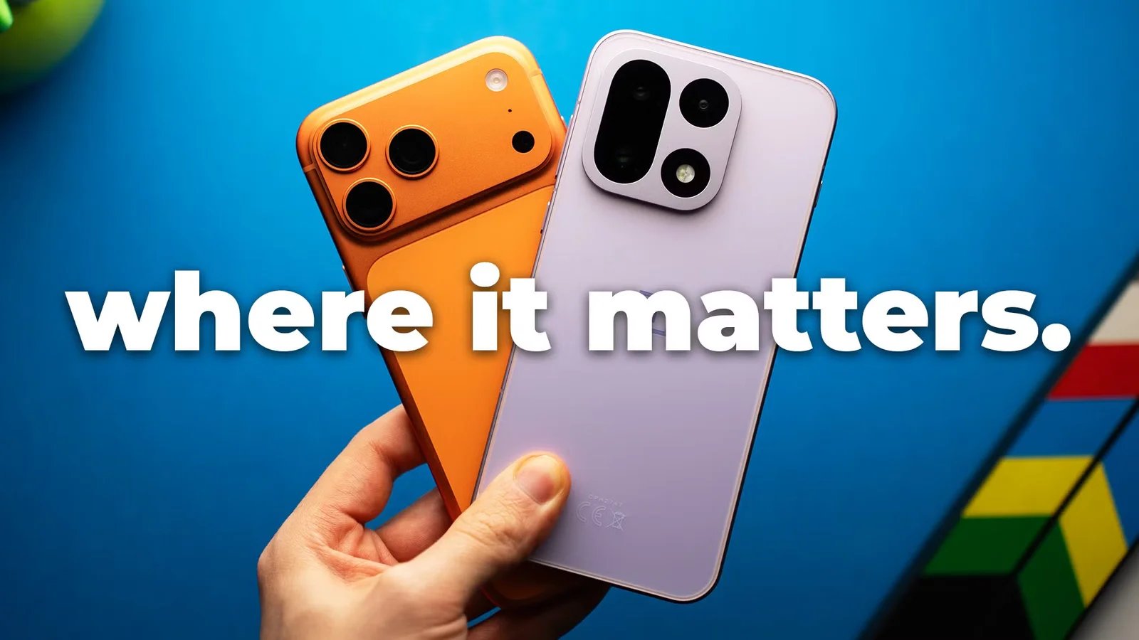 صورة مميزة: يُظهر OnePlus 15 Vs iPhone 17 Pro Max الفرق الحقيقي. ()