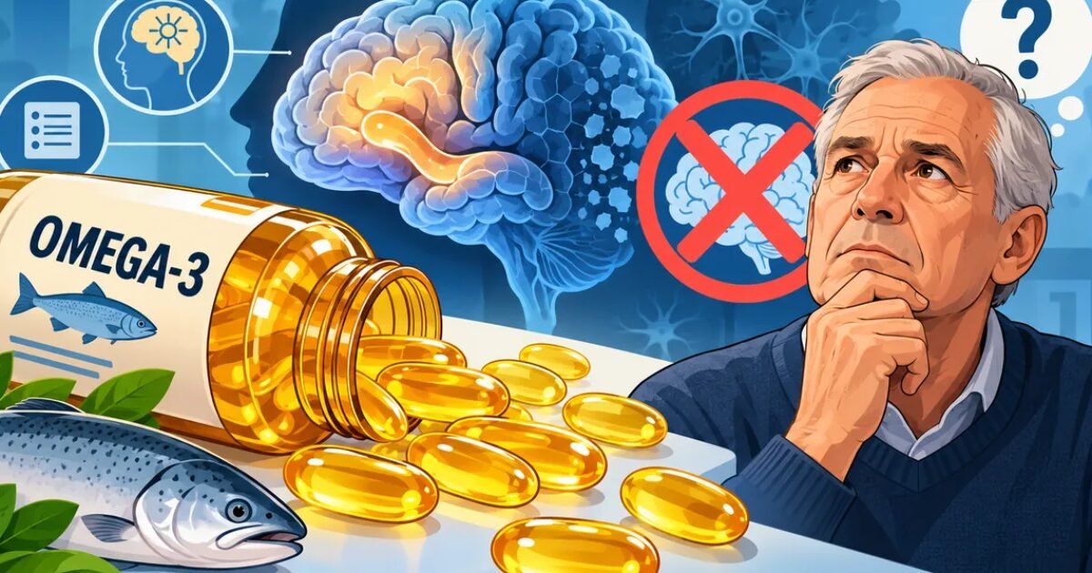 دراسة علمية تكشف مفاجأة بشأن أوميغا 3.. هل تحمي مكملات زيت السمك الذاكرة من ألزهايمر؟ - صورة مميزة دراسة علمية تكشف مفاجأة بشأن أوميغا 3.. هل تحمي مكملات زيت السمك الذاكرة من ألزهايمر؟