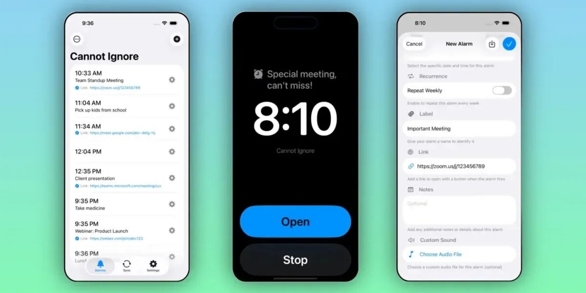صورة مميزة: Indie App Spotlight يجلب خيار Cannot Ignore تنبيهات بملء الشاشة إلى التقويم ال بك والمزيد