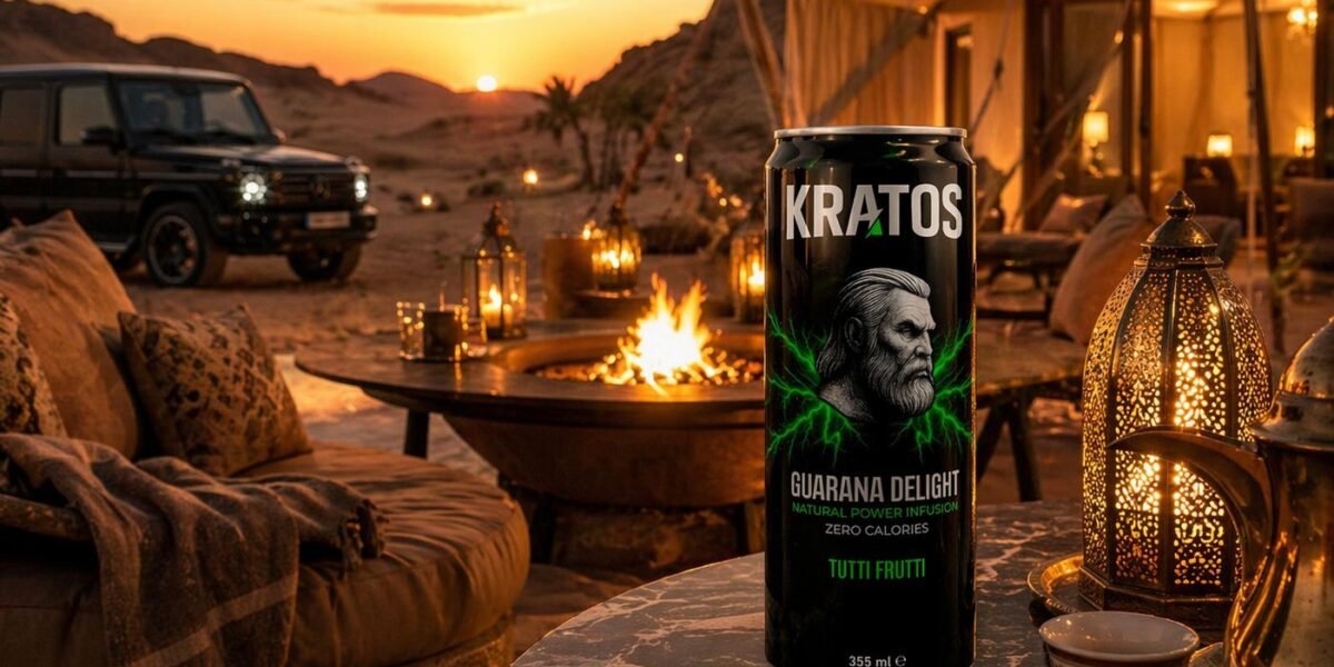 صورة مميزة: KRATOS & Co البرتغالية تُطلق كراتوس في المملكة السعودية مشروب الطاقة الذي لا يشبه أي مشروب آخر