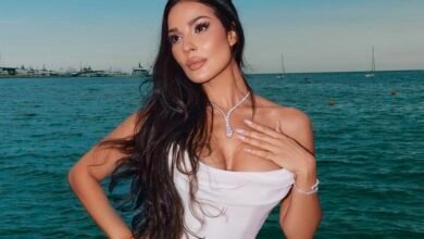أناقة لبنانية تتلألأ في كان نادين نسيب نجيم تذهل الحضور
