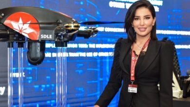 إيناس حراق المدير التنفيذي لشركة قطر للطائرات بدون طيار والتكنولوجيا تتألق في معرض ميليبول قطر