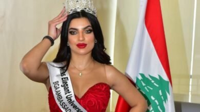 الاردنية ملاك عبيدات تتوج في بيروت Miss Elegant Universe وهذا النجم الذي توجها !