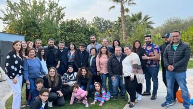 النجم هشام الحاج..دعوة غداء في منزل القنصل اللبناني في أمريكا