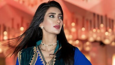 ملكة جمال العرب شروق شلواطي تتألق يإطلالة الأميرة على البساط الأحمر بمهرجان البندقية للفيلم في دورته ال 80 .