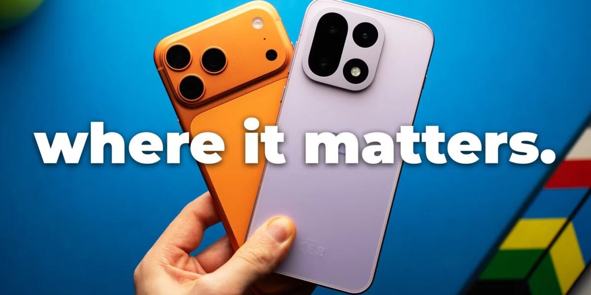 يُظهر OnePlus 15 Vs iPhone 17 Pro Max الفرق الحقيقي. ()